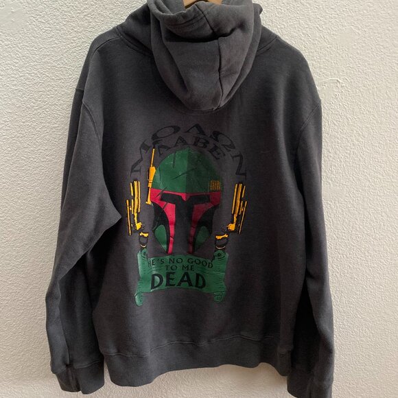 He's No Good To Me Dead Boba Fett Star Wars Nine Line Apparel Sweatshirt 2XL - Picture 1 of 4